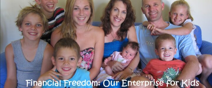 Enterprise for Kids family beginning their journey toward financial freedom