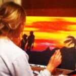 Small business ideas for students shown through Kaitlin's portrait drawing enterprise