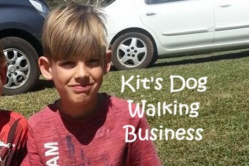 Pocket Money Ideas: Kit Starts His Dog Walking Business Kit’s dog walking business showing pocket money ideas for kids