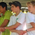 Leadership activities for teens during team games at Green SuperCamp Bali