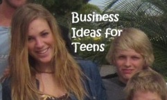 Jai and Kaitlin as young teens learning financial literacy through enterprise goals