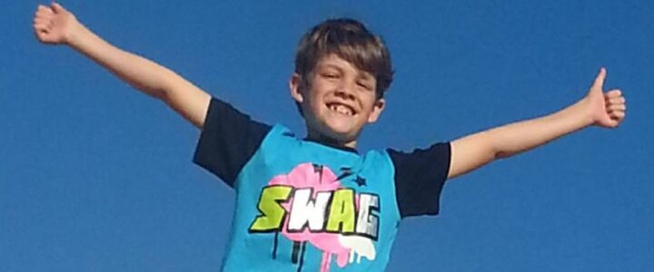 Chayse giving thumbs up for business plan ideas for students