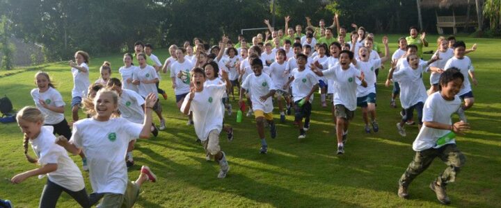 entrepreneurship activities for students Amber leading run at Green SuperCamp