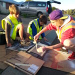 Kids business ideas through a kerb painting program for children