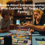 Trevor, Jai, Chayse and Flizzy playing the Cashflow 101 board game together