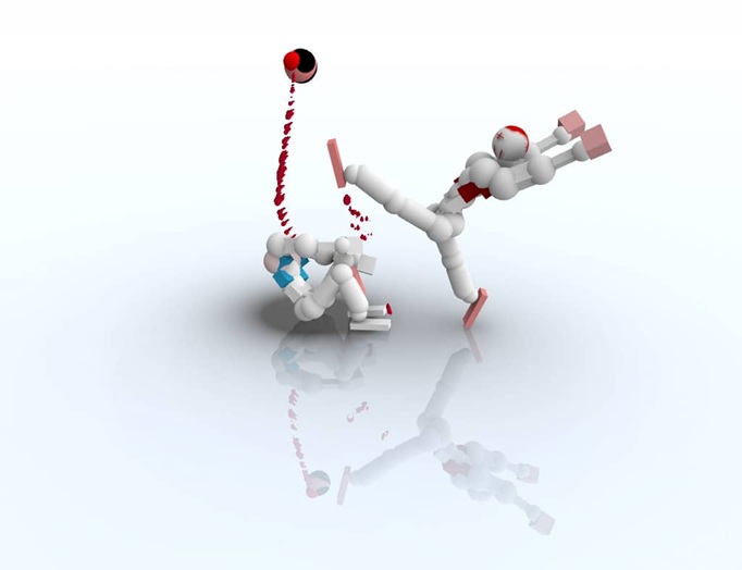 Toribash strategy game used by Jai to practise decision-making and problem-solving